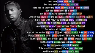 Eminem - Nowhere Fast (Rhyme Scheme) | Extended Version