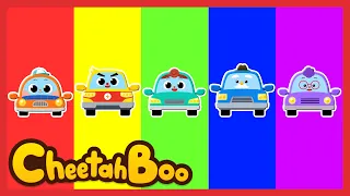 We are the car family❗ Fun car songs | Nursery rhymes | Kids song | #Cheetahboo