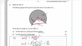 IB Maths AA SL Specimen paper 2 full solution (Section A)