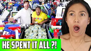 Mr. Beast Reaction - Dude Spent $1 Million In 24 Hours!