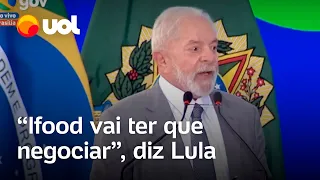 Lula cobra iFood ao assinar PL com regras para motoristas de aplicativo: ‘Vai ter que negociar’