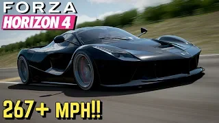 FORZA HORIZON 4 : 267+ MPH LaFerrari Setup!!