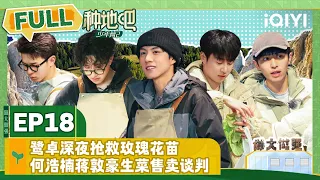 EP18 鹭卓深夜抢救玫瑰花苗 何浩楠蒋敦豪生菜售卖谈判 | 种地吧2 FULL | Become a Farmer S2 | iQIYI综艺