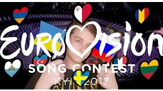 РЕАКЦИИ НА ВСЕ ПЕСНИ ЕВРОВИДЕНИЕ 2017| REACTING TO EUROVISION 2017: ALL SONGS