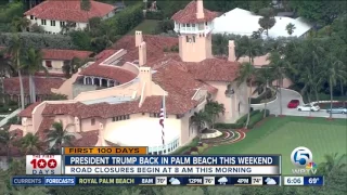 President Trump returning to Mar-a-Lago Friday