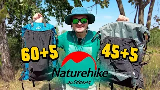 New backpacks Naturehike 60L + 5L and Naturehike Outdoor XPAC 45L + 5L 🎒 Review of travel backpacks