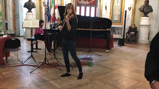 La campanella eseguita con 'Il cannone' di Paganini - visita Pres. Huang 2019