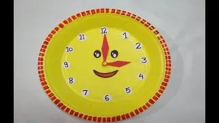 School Project Clock/ how to make clock / DIY/ Clock Model for Kids