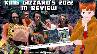 King Gizzard and the Lizard Wizard's 2022 in Review (or, Updating my KGLW Studio Album Tier List)