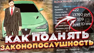 КАК ПОДНЯТЬ ЗАКОНОПОСЛУШНОСТЬ В БЛЕК РАША🤩САМЫЙ БЫСТРЫЙ СПОСОБ (black russia)