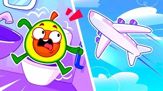 ✈️ Safety Rules in the Airplane 🌏 Safety Rules for Kids😆 Airport Stories by Pit & Penny Family🥑