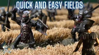 How to make fields for Tabletop Gaming - Warhammer 40k, Fantasy, LOTR, Bolt action