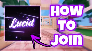 How to join LUCID CLAN! (One of the UNIQUE Roblox Bedwars CLANS) ￼￼