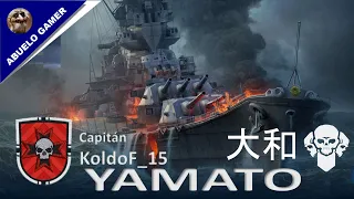 Acorazado YAMATO el monstruo japonés | world of warships legends ps4 | wows replay