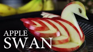 How to Make an Edible Apple Swan!