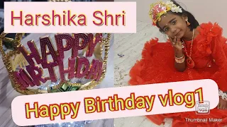 Harshika Shri Birthday celebration vlog1 start happy moments