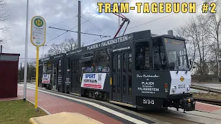 Führerstandsmitfahrt KT4D-M | Linie 1 | Straßenbahn Plauen