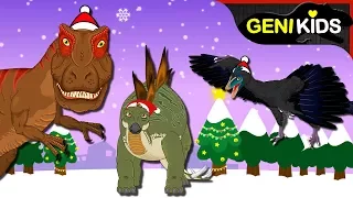 ♧ Merry Christmas Mr. Dino | Top Christmas Songs for children★Genikids