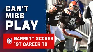 Myles Garrett Gets 1st Career TD and Breaks Single Season Franchise Sack Record