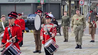 OAK APPLE DAY. LNR ACF CORPS OF DRUMS 29TH MAY 2022