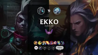 Ekko Jungle vs Viego - KR Master Patch 12.13