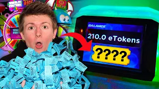 WINNING THE BIGGEST JACKPOT AT THE ARCADE!!!