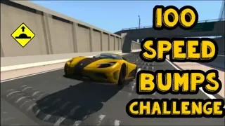 100 Speed Bumps Challenge:  High Speed Bumps Crash Testing (Android)