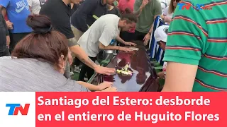 Santiago del Estero: Los fanáticos de Huguito Flores irrumpieron en la despedida del cantante