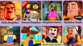 Minecraft Neighbor,Hello Neighbor,Neighbor Horror,Human Neighbor,Map Hello Neighbor