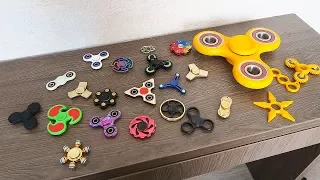 МОЯ КОЛЛЕКЦИЯ СПИННЕРОВ! MY COLLECTION OF SPINNERS!