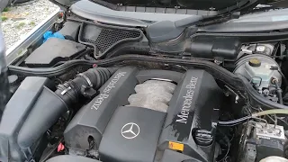 PRACA SILNIKA MERCEDES 3.2 V6 BEZ KATALIZATORÓW  Z PRZEBIEGIEM 140000 SPRZEDAM !!!