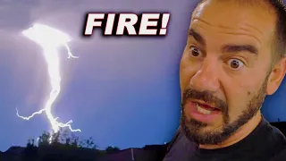 Lightning Strike Caused A FIRE!