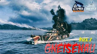 WOWS BLITZ Флот СТРАХ: Gneisenau VII