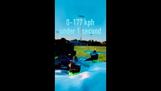 0-177 kph under 1 second with fpv drone (launch control)