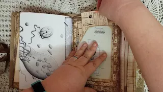 Science themed junk journal