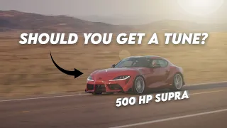 Is a tune worth it?! + My 500HP 2021 Supra Review
