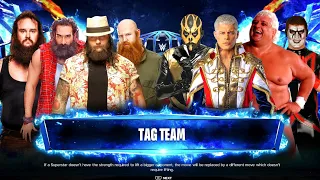 Team WYATT FAMILY vs. Team RHODES FAMILY | 4v4 Tag Team Elimination Match | WWE 2K24