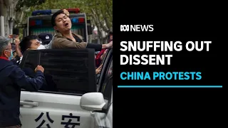 China's security forces thwart further anti-lockdown protests | ABC News