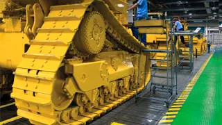 ▶️DOZER MANUFACTURING🚧2024: Bulldozer Assembly line [CAT, Dressta, John Deere] How it's made? USA