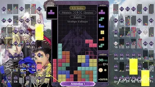 [Tetris 99] 3-minutes 1v1 showdown with あめみや (567 lines cleared)