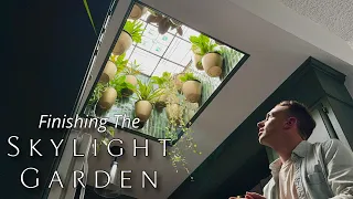 ✨THIS IS A SHOWSTOPPER! ✨| Finishing the Hanging Garden in my Skylight | EXTREME KITCHEN MAKEOVER