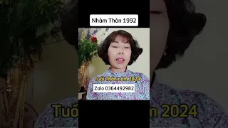 Vận thế tuổi Nhâm Thân 1992 trong năm Giáp Thìn 2024 #shortsvideo #dieuminh #tuvi2024