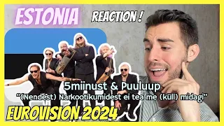 SPANISH REACTS 🇪🇪 5miinust & Puuluup "(Nendest) Narkootikumidest..." | ESTONIA EUROVISION 2024