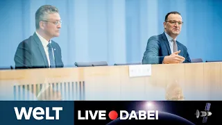 Briefing SPAHN und RKI-Chef WIELER zur CORONA-LAGE in DEUTSCHLAND| WELT LIVE DABEI