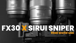 Sirui Sniper paired with the FX30