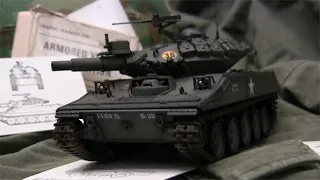 Motorized Vintage1/35th scale academy M551 Sheridan tank