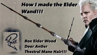 How I made the Elder Wand from Fantastic Beasts and Harry Potter!!! DIY
