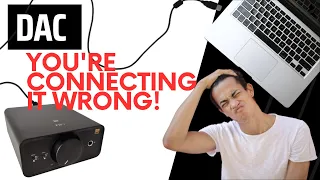You're connecting it wrong! DAC to PC the right way!