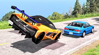 High Speed Traffic Crashes #66 - BeamNG Drive | CrashBoomPunk