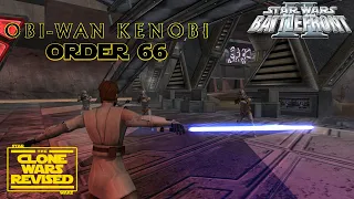 Order 66 mode as Obi-Wan Kenobi - Star Wars Battlefront II Clone Wars Revised Mod
